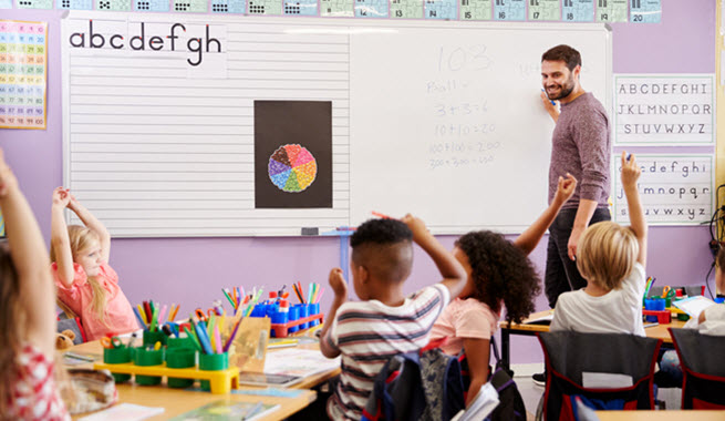 Kids Learning Maths In After School Program